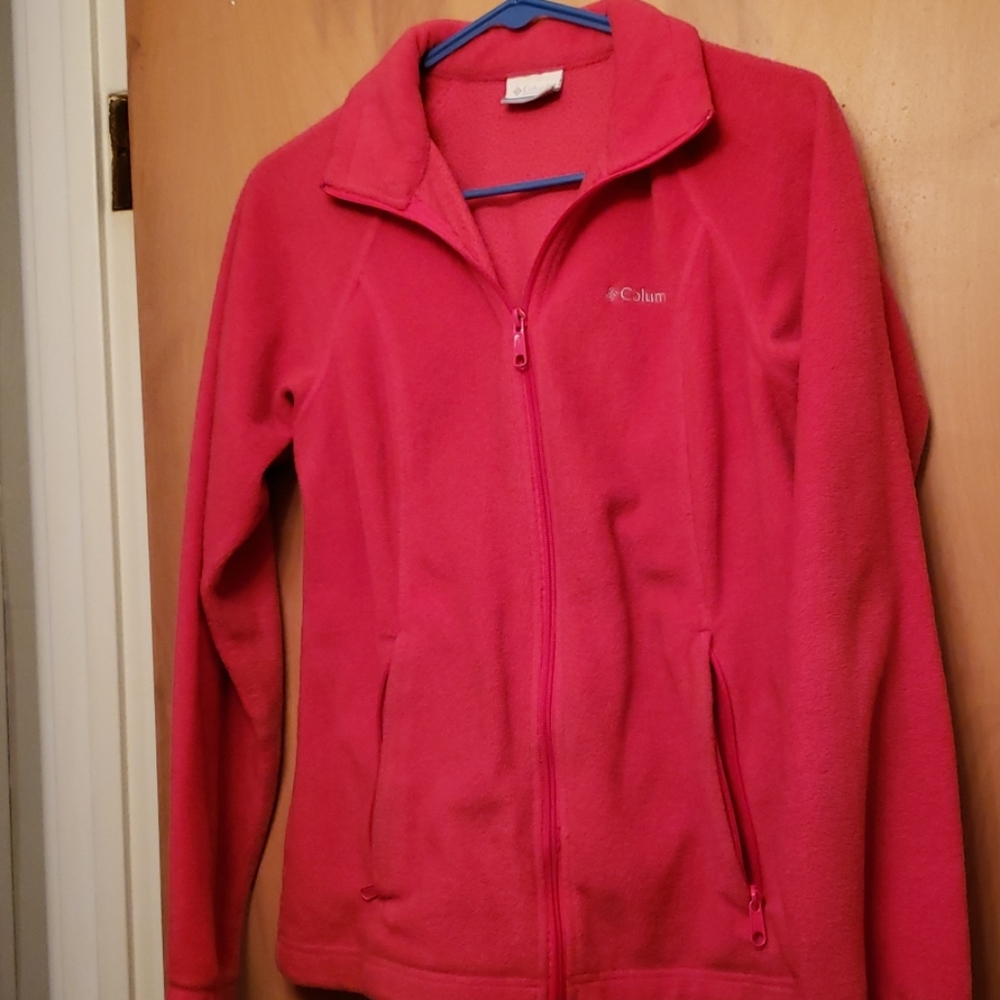 Columbia fleece zip up jacket